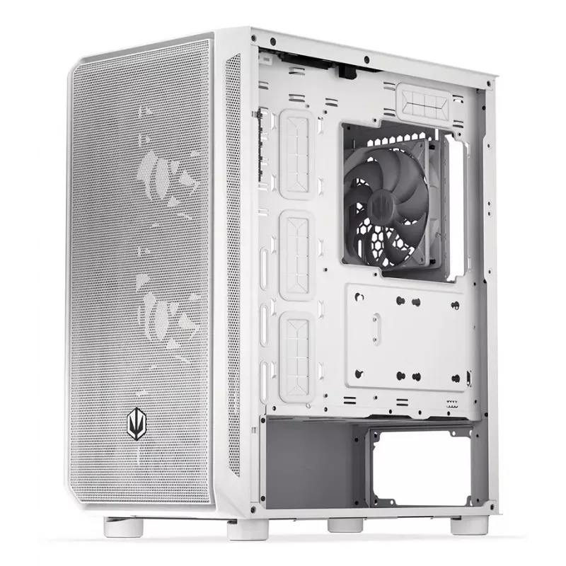 Korpusas ENDORFY ARX 500 ARGB White Midi Tower, grūdintas stiklas, ATX/Micro-ATX/Mini-ITX, 3x140mm + 1x140mm, 1×3.5 inch + 6×2.5 inch
