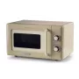 Ariete Vintage Line 3960 Vintage mikrobangų krosnelė, 800W, 20L, 3 funkcijos, 5 gaminimo lygiai, laikmatis, smėlio spalvos