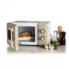 Ariete Vintage Line 3960 Vintage mikrobangų krosnelė, 800W, 20L, 3 funkcijos, 5 gaminimo lygiai, laikmatis, smėlio spalvos