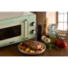 Ariete Vintage Line 3960 Retro mikrobangų krosnelė, 800 W, 20 l, 3 funkcijos, 5 gaminimo lygiai, laikmatis, žalia