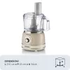 Virtuvinis kombainas Ariete Vintage Line 1781/03 1000 W 2,1 L Smėlio spalvos