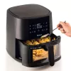 Ariete 4630 Oro gruzdintuvė 9L, 1300W, talpa 9L, gaminimo talpa 2.5kg, 8 išankstinių programų, temperatūra iki 200°, permatomas krepšelis, juoda