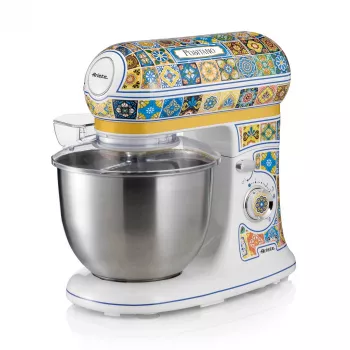 Ariete 1588/0P Positano planetarinis virtuvinis mikseris, 5,5 l, 2400 W, margaspalvis