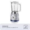 Ariete 583 Capri blenderis su 1,5 l stikliniu indu, 4 nerūdijančio plieno peiliais, 4 greičiais + pulsas, 1000 W