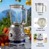Ariete 583 Capri blenderis su 1,5 l stikliniu indu, 4 nerūdijančio plieno peiliais, 4 greičiais + pulsas, 1000 W