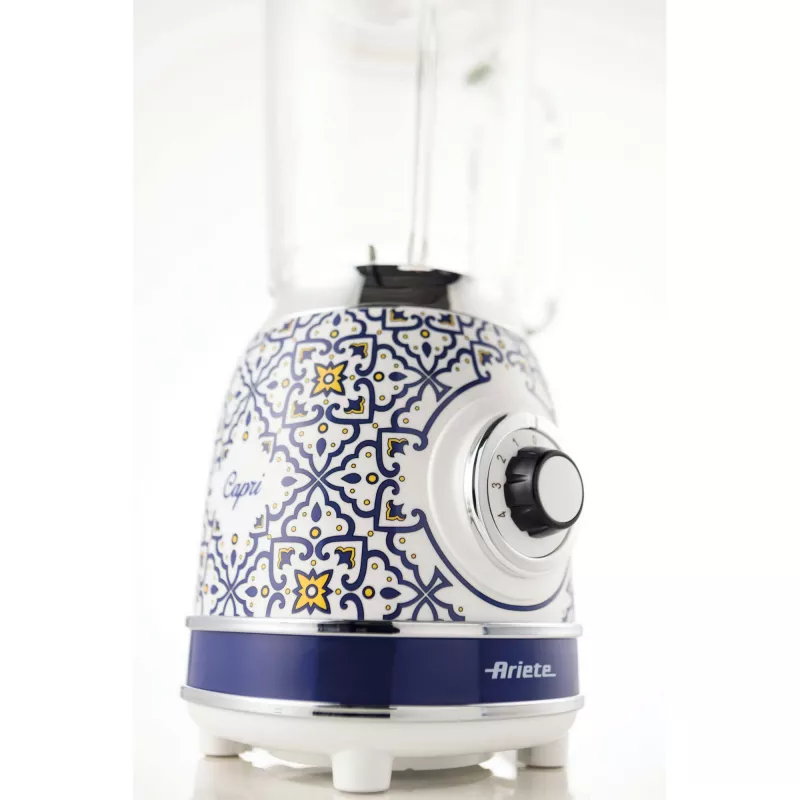 Ariete 583 Capri blenderis su 1,5 l stikliniu indu, 4 nerūdijančio plieno peiliais, 4 greičiais + pulsas, 1000 W