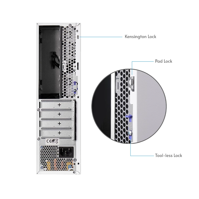Chieftec BE-10W-300 korpusas Small Form Factor (SFF) Baltas 300 W