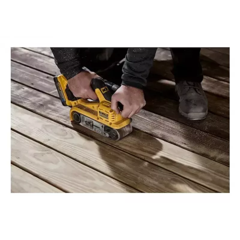 Juostinis šlifuoklis DeWALT DCW220NT-XJ 18V XR 75 x 533 mm be akumuliatoriaus