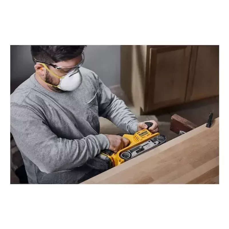 Juostinis šlifuoklis DeWALT DCW220NT-XJ 18V XR 75 x 533 mm be akumuliatoriaus