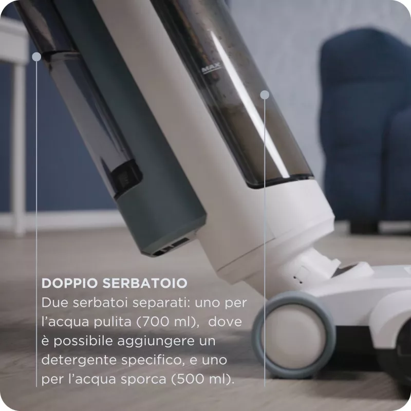 Ariete 2483 Aqua Force Wash & Vacuum, belaidis šlapio ir sauso valymo dulkių siurblys