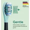 Pakuotė šepetėlių galvučių elektriniam dantų šepetėliui Beurer SC Premium Protection Plus Green Planet – juoda, 4 vnt.