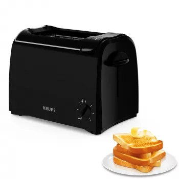 Krups Proaroma KH1518 2 griežinėlių skrudintuvas 850 W Juodas
