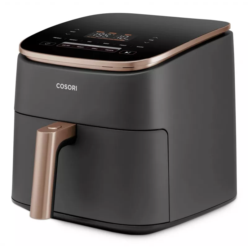 Cosori Turbo Blaze Chef Edition Single 6 L 1725 W Karšto oro gruzdintuvė Juoda, Rožinis auksas