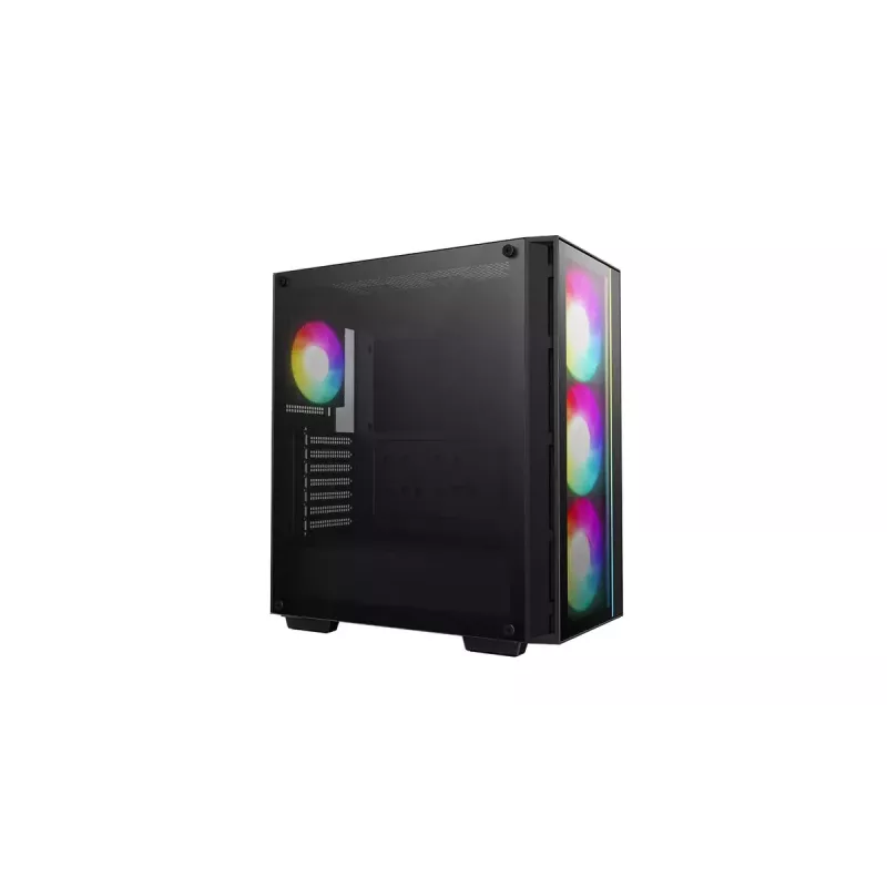 Korpusas DeepCool MATREXX55 V4 C Midi Tower Black — grūdintas stiklas, ATX/microATX, USB-C, max GPU 370 mm