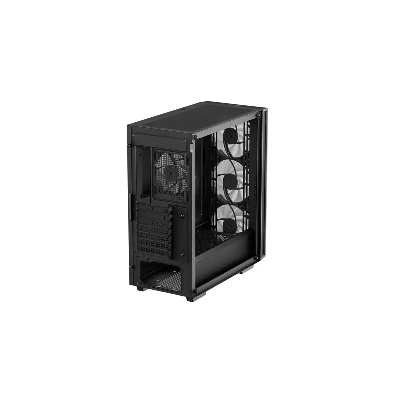Korpusas DeepCool MATREXX55 V4 C Midi Tower Black — grūdintas stiklas, ATX/microATX, USB-C, max GPU 370 mm