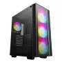 Korpusas DeepCool MATREXX55 V4 C Midi Tower Black — grūdintas stiklas, ATX/microATX, USB-C, max GPU 370 mm