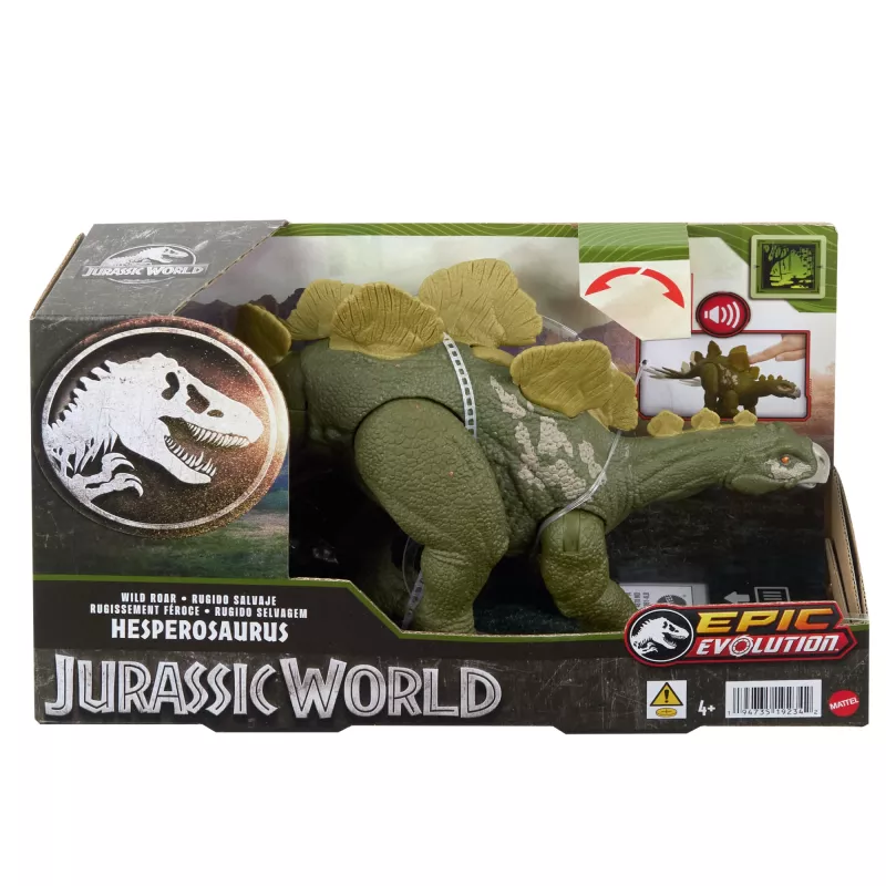 Kolekcinė figūrėlė Mattel Jurassic World WILD ROAR Hesperosaurus