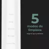 AENO DB5 balta soninė elektrinė dantų šepetėlis, 5 režimai, belaidis įkrovimas