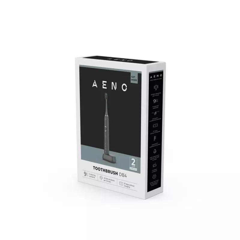 AENO DB4 Black elektrinis dantų šepetėlis