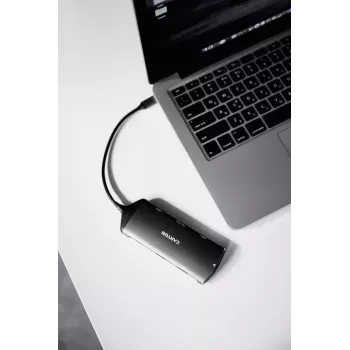 Canyon DS-15 USB 3.2 Gen 1 Type-C pilkas 100W Power Delivery Ethernet 1Gbps