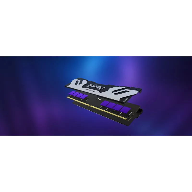 Kingston FURY Renegade 32 GB DDR5 6400 MT/s CL32 DIMM sidabrinė