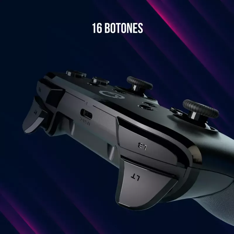 Žaidimų pultas Lorgar LRG-GP510 Juodas Belaidis Valdiklis, skirtas Nintendo Switch, PC, PlayStation 3