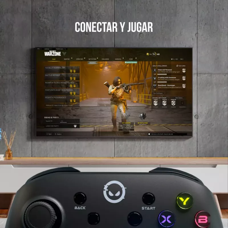 Žaidimų pultas Lorgar LRG-GP510 Juodas Belaidis Valdiklis, skirtas Nintendo Switch, PC, PlayStation 3