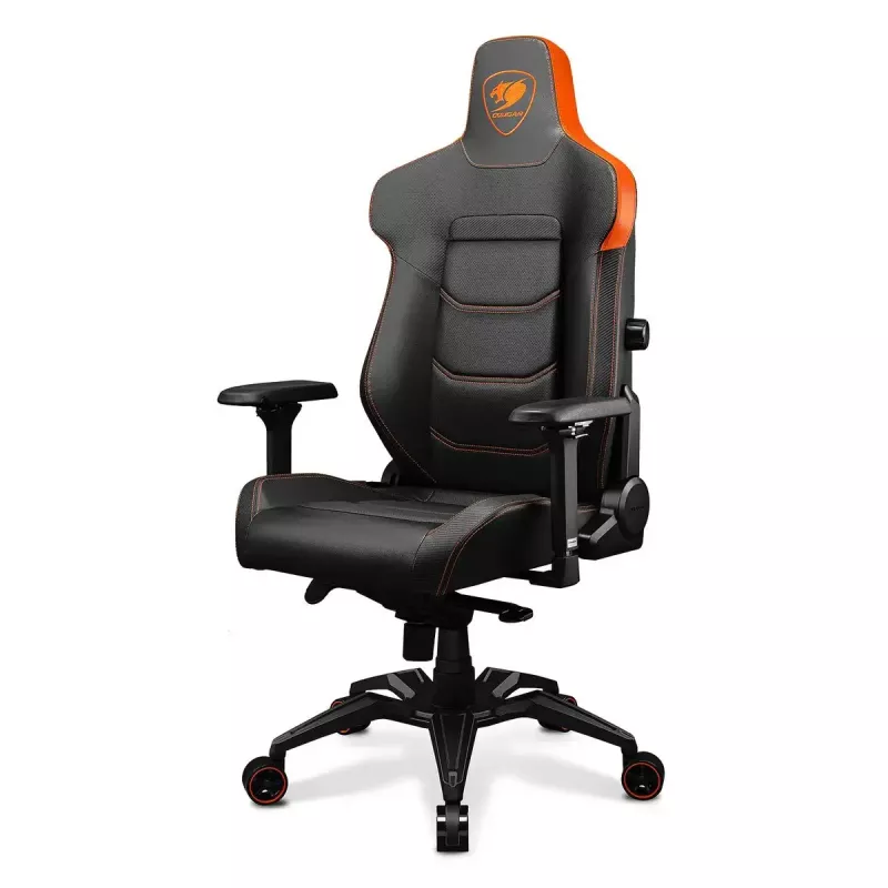 COUGAR Armor Evo CGR-EVO Universali žaidimų kėdė, paminkštinta sėdynė, juoda, oranžinė