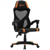 Žaidimų kėdė Canyon Flow MCH01 kieta sėdynė Juoda Oranžinė 120 kg