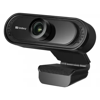 Sandberg USB Webcam 1080P Saver, 2 MP, 1920 x 1080 pikselių, Full HD, 30 kadrų/s