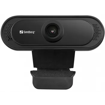 Sandberg USB Webcam 1080P Saver, 2 MP, 1920 x 1080 pikselių, Full HD, 30 kadrų/s