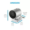 HP 950 4K internetinė kamera, 3840 x 2160 pikselių, Full HD, 30 fps, automatinis fokusavimas, automatinis šviesos reguliavimas