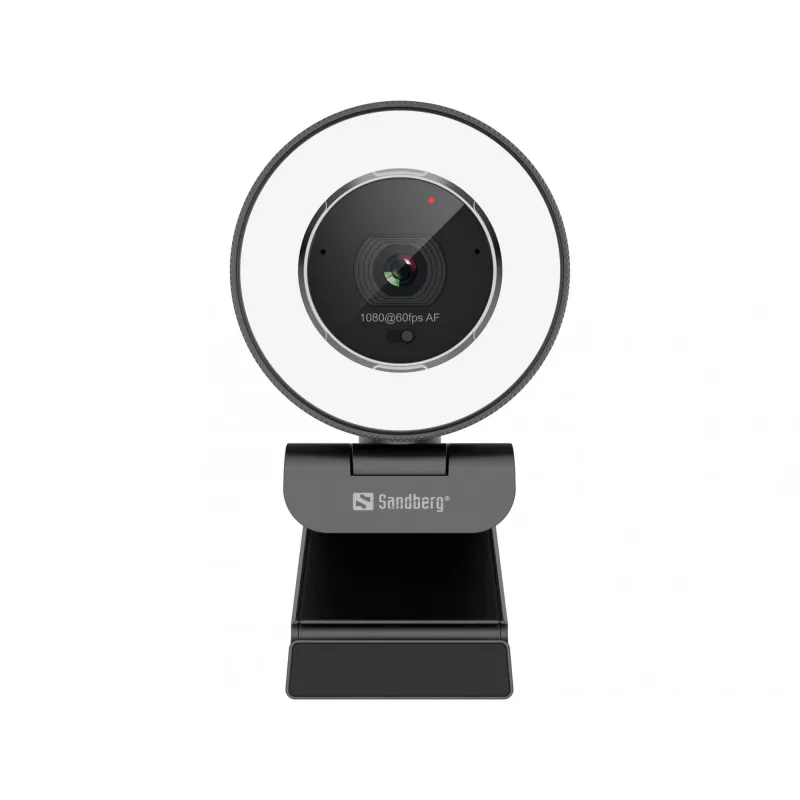 Sandberg Streamer USB Webcam Pro Elite 2560x1440 60fps juoda