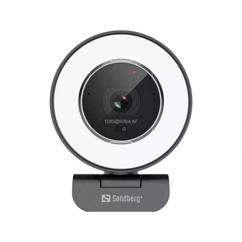 Sandberg Streamer USB Webcam Pro Elite 2560x1440 60fps juoda