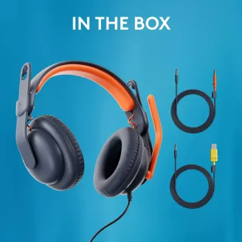 Ausinės Logitech Zone Learn On Ear 3.5mm AUX