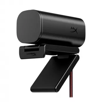HyperX Vision S Webcam, juoda, 4K, 8 MP, Sony Starvis IMX415, USB, magnetinis privatumo dangtelis