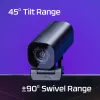 HyperX Vision S Webcam, juoda, 4K, 8 MP, Sony Starvis IMX415, USB, magnetinis privatumo dangtelis