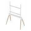 Grindinis TV stovas Gembird TVS-86F-01-W baltas medinis 2,18 m 40 kg