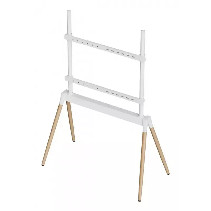 Grindinis TV stovas Gembird TVS-86F-01-W baltas medinis 2,18 m 40 kg