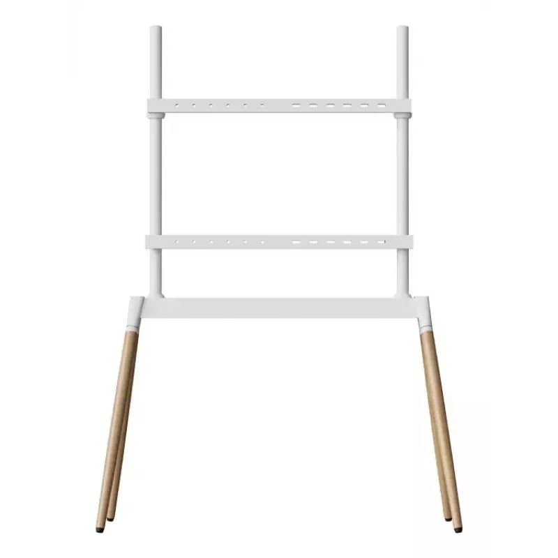 Grindinis TV stovas Gembird TVS-86F-01-W baltas medinis 2,18 m 40 kg