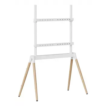 Grindinis TV stovas Gembird TVS-86F-01-W baltas medinis 2,18 m 40 kg