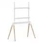 Grindinis TV stovas Gembird TVS-86F-01-W baltas medinis 2,18 m 40 kg