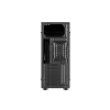 Korpusas GEMBIRD Fornax 160 Mini Tower juodas, SPCC, palaiko ITX/mATX/ATX, 1×3,5 colio + 3×2,5 colio vietos, 7 išplėtimo lizdai, 445×185×390 mm