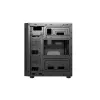 Korpusas GEMBIRD Fornax 160 Mini Tower juodas, SPCC, palaiko ITX/mATX/ATX, 1×3,5 colio + 3×2,5 colio vietos, 7 išplėtimo lizdai, 445×185×390 mm