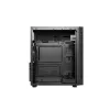 Korpusas GEMBIRD Fornax 160 Mini Tower juodas, SPCC, palaiko ITX/mATX/ATX, 1×3,5 colio + 3×2,5 colio vietos, 7 išplėtimo lizdai, 445×185×390 mm