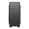 Korpusas GEMBIRD Fornax 160 Mini Tower juodas, SPCC, palaiko ITX/mATX/ATX, 1×3,5 colio + 3×2,5 colio vietos, 7 išplėtimo lizdai, 445×185×390 mm