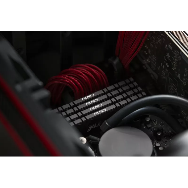 Kingston Technology FURY 32GB 3200MT/s DDR4 CL16 DIMM (2 modulių rinkinys) 1Gx8 Renegade juodos spalvos