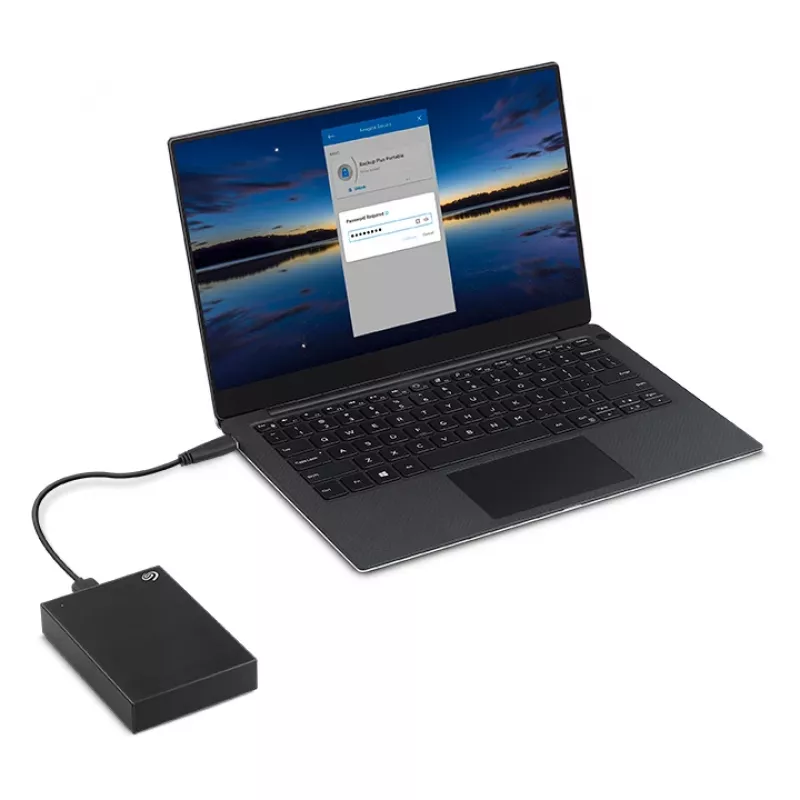 Seagate One Touch HDD 5 TB išorinis kietasis diskas 2,5 colio Micro-USB B 2.0/3.2 Gen 1 (3.1 Gen 1) Juodas