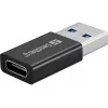 Sandberg USB-C/A DVD įrenginys, juodas, dėklinis, skirtas staliniam/nešiojamam kompiuteriui, DVD Super Multi DL, USB Type-C, CD-R, CD-ROM, CD-RW, DVD+R DL, DVD-R, DVD-R DL, DVD-RAM, DVD-ROM, DVD-RW