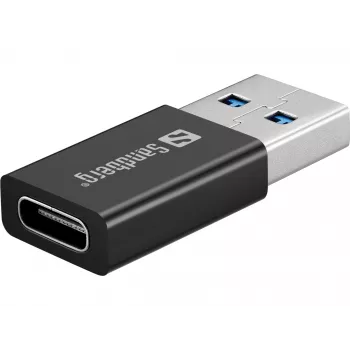 Sandberg USB-C/A DVD įrenginys, juodas, dėklinis, skirtas staliniam/nešiojamam kompiuteriui, DVD Super Multi DL, USB Type-C, CD-R, CD-ROM, CD-RW, DVD+R DL, DVD-R, DVD-R DL, DVD-RAM, DVD-ROM, DVD-RW